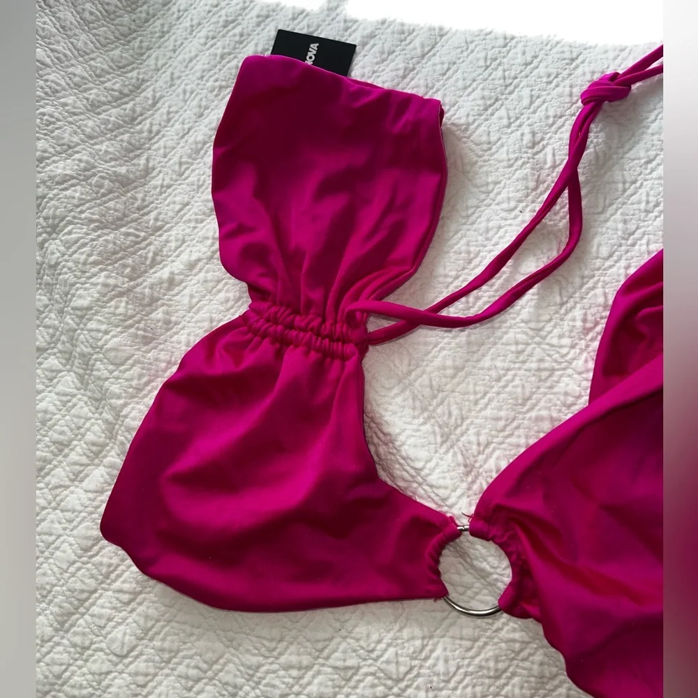 PINK CUT OUT DRESS - Picture 3 of 4